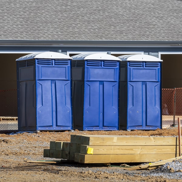 what is the maximum capacity for a single portable restroom in Coweta Oklahoma